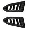 2pcs ABS Imitate Carbon Fiber Front Side Air Vent Cover For Subaru Crosstrek  2024 Front Up Upper Air Vent Cover