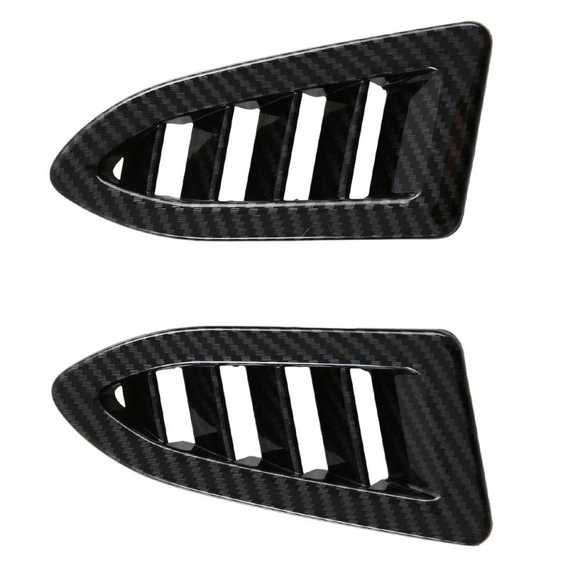 2pcs ABS Imitate Carbon Fiber Front Side Air Vent Cover For Subaru Crosstrek  2024 Front Up Upper Air Vent Cover