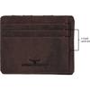 Men Casual Blue Genuine Leather RFID Wallet  (4 Card Slots)