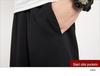 Men's Ice Silk Retro Chinese Style Drape Nine-Point Wide-Leg Pants