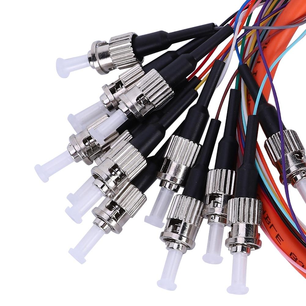 Fiber Pigtail Cable 12 Cores Multimode St UPC MM0.9 for Networks Communication System