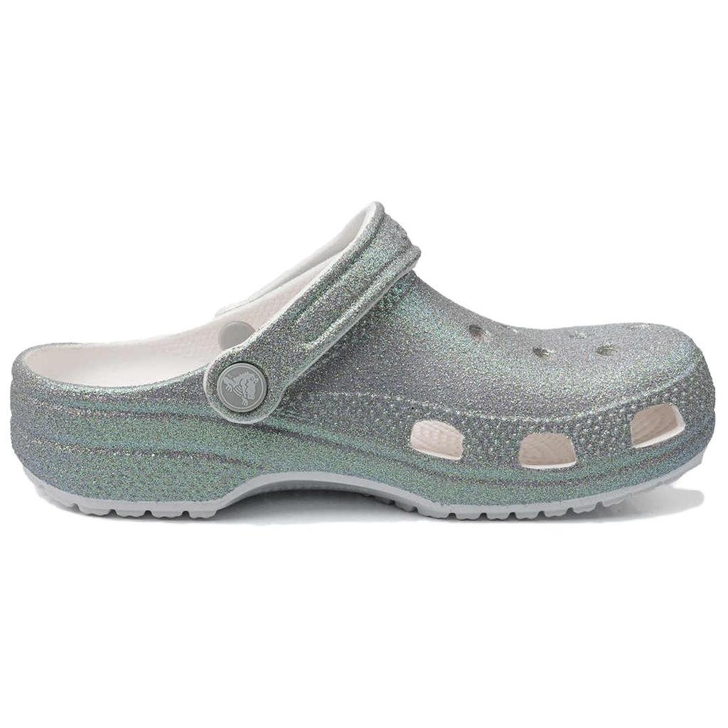 Crocs Clog Simple Comfortable Hole Shoes Unisex clogs Silver-Green 211005-100