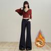 Winter 2025 American Retro High Waist Wide-Leg Women's Jeans