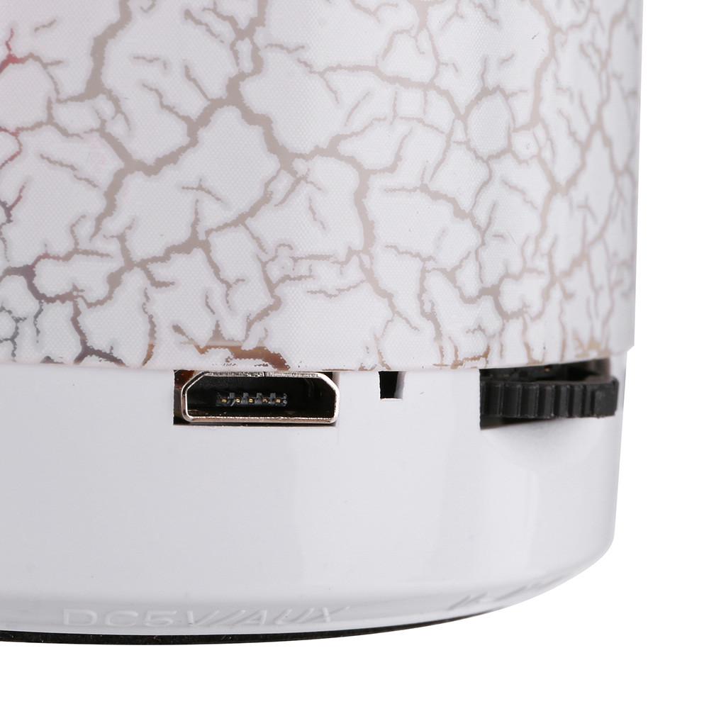 SHERRY Portable Mini Wireless Stereo LED Light Bluetooth Speaker SD Card For Smartphone