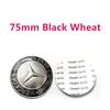 CEJ1 2025 Hot For Benz 4pcs 56mm 60mm 65mm 75mm Car Wheel Center Hub Emblem Sticker For Mercedes Benz W203 W204 W205 W213 W210 W211 W