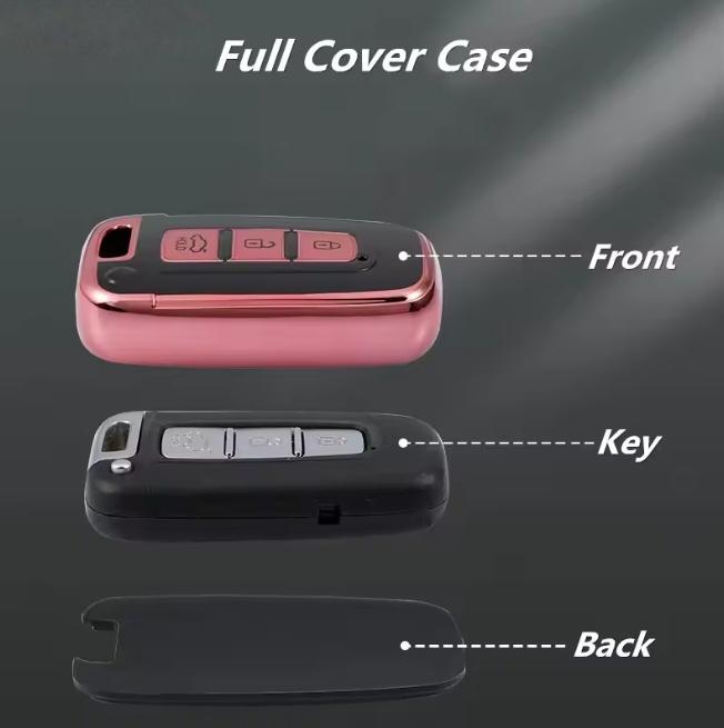 New Soft TPU Car Key Cover Case For Hyundai Solaris HB20 Veloster SR IX35 Accent Elantra I30 For KIA RIO K2 K3 Sportage Accessories