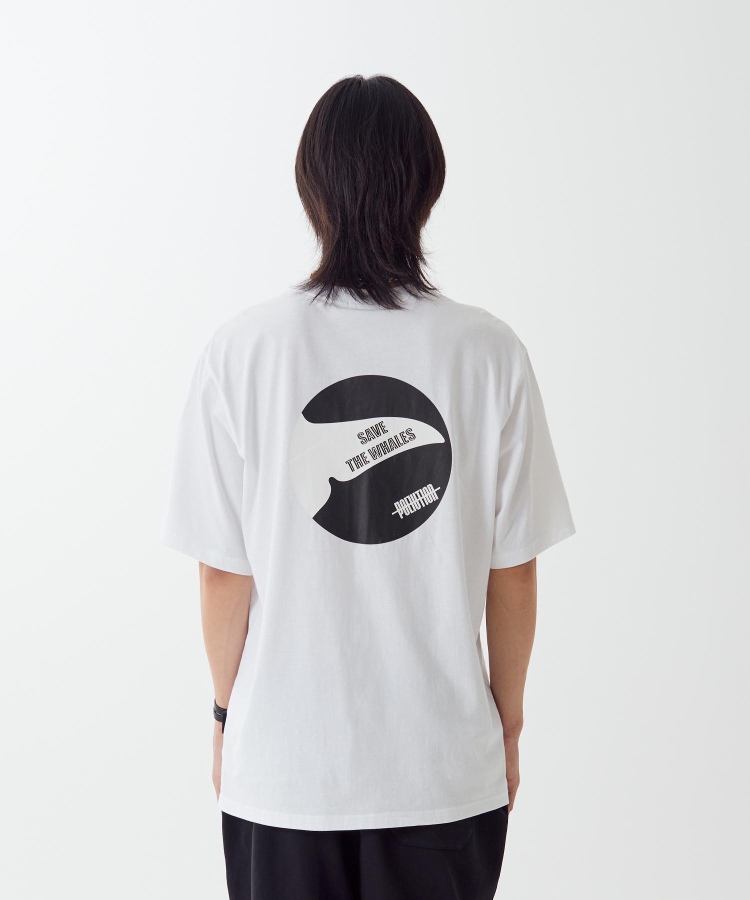 Pollution Whale Series-1 Half T-Shirt(Puncmts017_Wh) White Wh/M