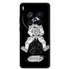 Black Silicone Case For Vivo X300 Pro 2025 Case Cartoon Cat Soft Back Cover For Vivo X300 5G Phone Case X 300 Pro Coque Funda
