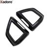 For Subaru XV Crosstrek 2018-  SUV Carbon Fiber Front Side Air Condition Vent Outlet Cover Trim Interior Accessories