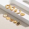 MamacitaSlay 316L Stainless Steel Heart Irregular Charms 18K Gold Plated Waterproof Jewelry For DIY  Earrings Necklace Bracelet