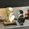 Creative Abstract Figure Ornaments Ceramic Crafts Home Decoration Ornaments Living Room TV Cabinet Porch Gift Aesthetic Works Of