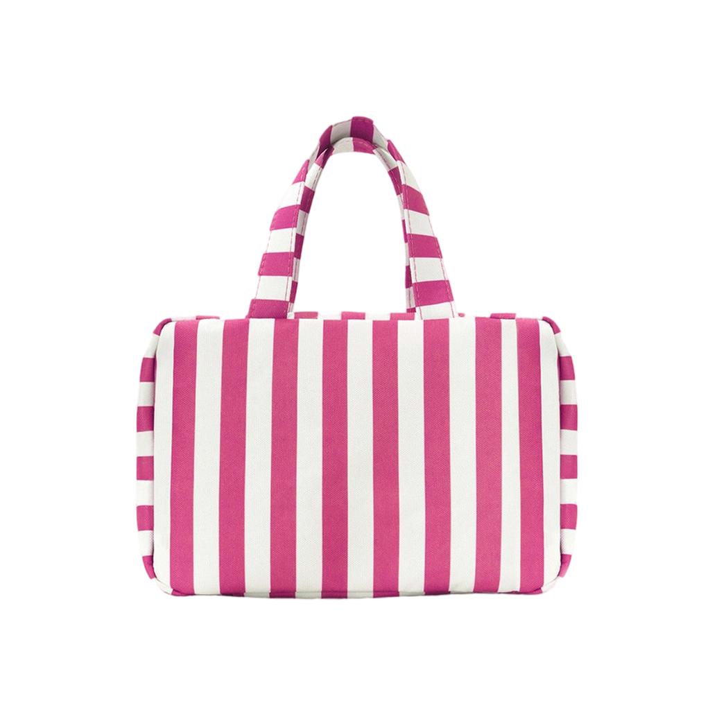 Four-Fold Travel Toiletry Bag with Multiple Pockets for Toiletries, Cosmetics and Travel