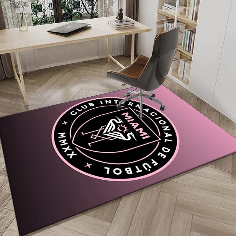 Inter Fc Emblem Printed Area Rug for Office, Chair Rug, Decorative Carpet Floor Mat, Large Size Fan gifts Christmas gifts