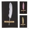10 Pack Handmade Feather Elegant Greeting Card Thank You Cards Supplies