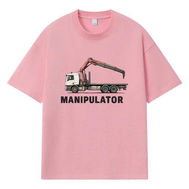 2026 Manipulator Bedrucktes Grafik Streetwear Y2k Harajuku Herren Damen Kleidung 100% Baumwolle T-Shirt Lässig Oversized Sommer Herren T-Shirt