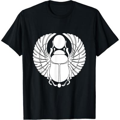 Egyptische Mythologie Scarabee Farao's Hiërogliefen T-shirt