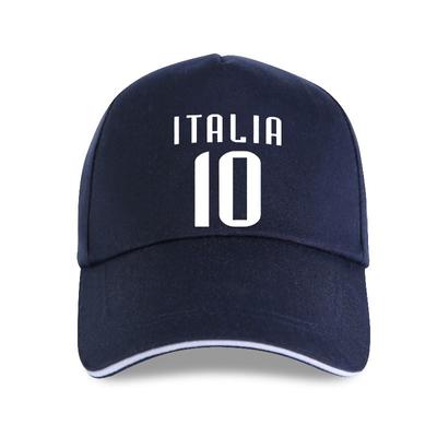 New Cap Hat 2021 2021 Summer Unisex'S 100% Cotton Italien Baseball Cap Blue Br-10 2021 Jersey Trikot Number 10 Italia Soccers