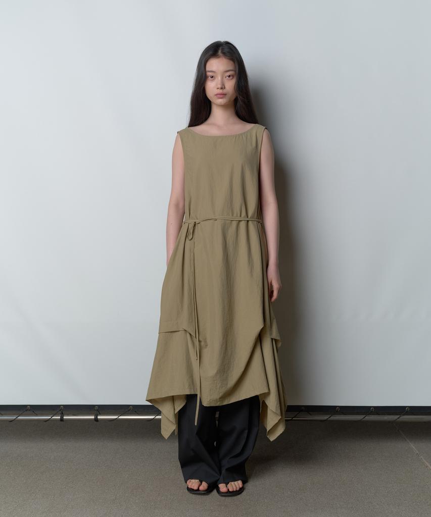 Bopeu Halo Parachute Dress (Khaki)
