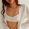 Love-Shaped Long Eye Fringed Necklace For Women, Stacked With Multi-Layer Y-Shaped Imitation Pearl Holiday Jewelry