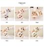Women's Winter Warm Color Block Reindeer Flip Fingerless Gloves - Fleece Lined, Thickened & Anti-Freeze for Writing & Cycling