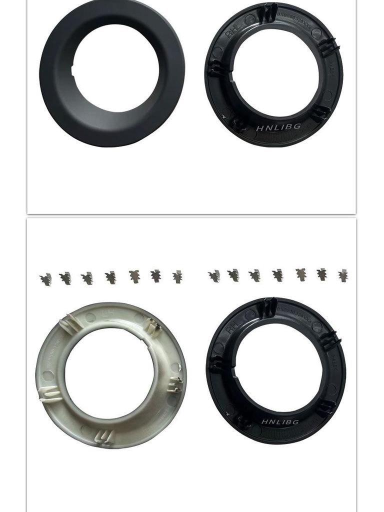 Compatible with 2006 Land Rover Range Rover Executive Front Bumper Fog Light Frame Cover