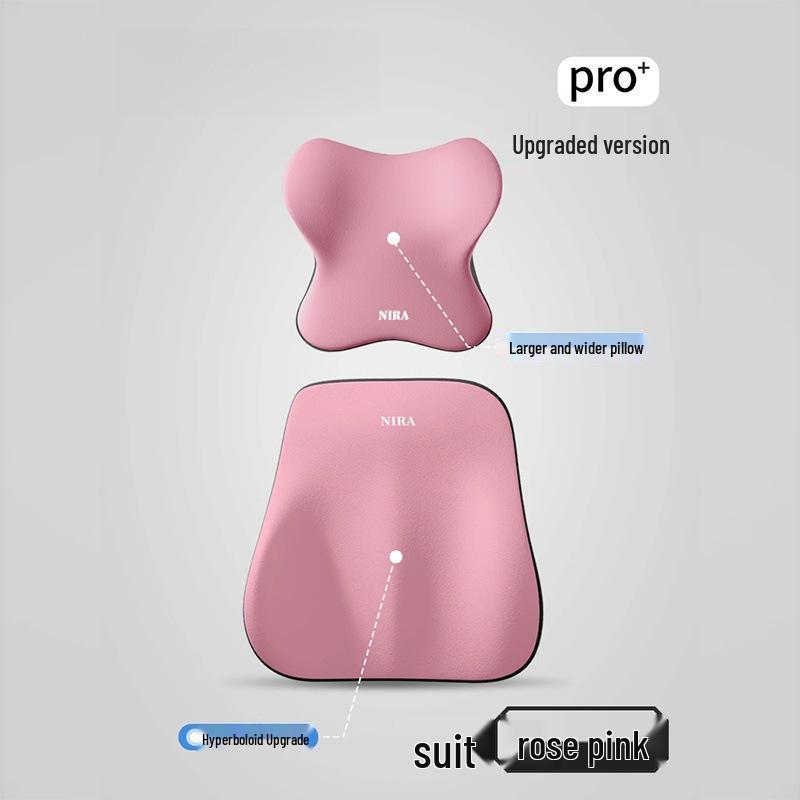 

Car Headrest and Lumbar Support Pillow Set 1 Lumbar Support [Memory Foam]