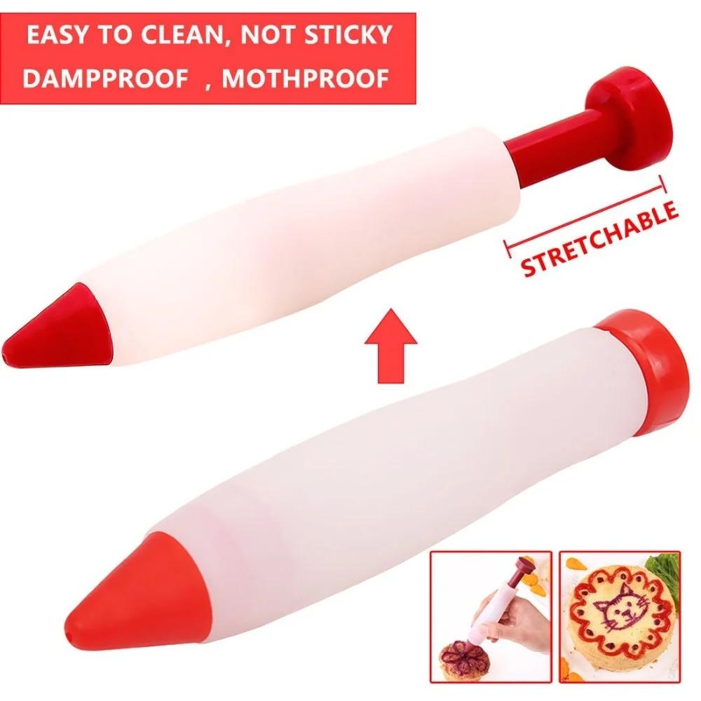 Pen Cake Tools Food Writing Pen Chocolate Decorating tools Cake Mold Cream cup cookie Pastry Nozzles kitchen accessories