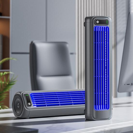 Portable Air Conditioner, High-Speed Quiet Desk Fan with 3 Speeds & Long Battery Life, Wall Mount Air Cooler for Bedroom Office Home