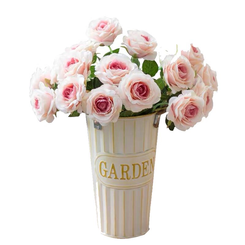 Decorative Iron Flower Bucket