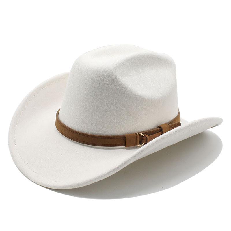 Traditional Knot Pattern Wool Felt Hat With Wide Brim For Men And Women