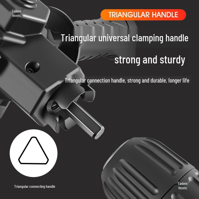 Multifunktionaler 90°-Winkeladapter Hammer & Bohrmaschine mit universellem Schraubendreher-Bit-Halter