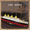 Titanic RMS Cruise Boat Ship City Model Building Blocks DIY Figures Technical Bricks Educational Toys for Children Kids Gifts
