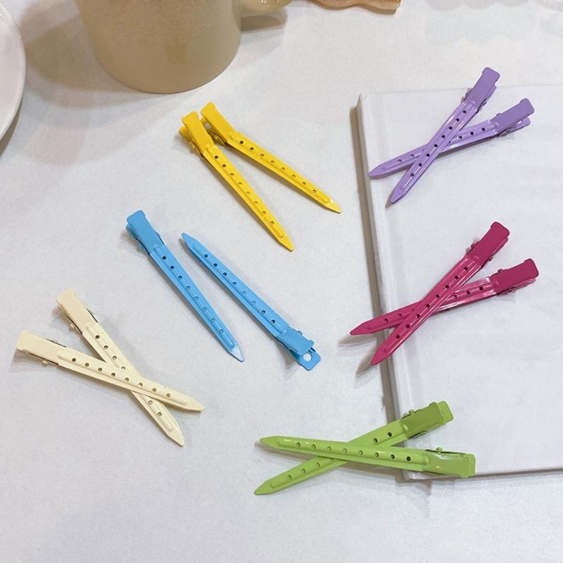 Hair Duckbill Clip Colorful Hair Clip Hair Clamps Cute Hair Catch Easy Simple Barrettes Adornment Hairpin for Girl