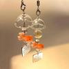 Cute and Soothing Goldfish Wind Chime Pendant New Personalized Mobile Phone Chain Car Pendant Creative Backpack Hang Decorations