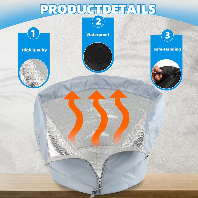 WTEMPO DIY Plant Protection Covers Water-absorbing Garden Plant Insulation Covers Fruit Tree Cold and Frost-proof Durable Flowerpot Protective Covers