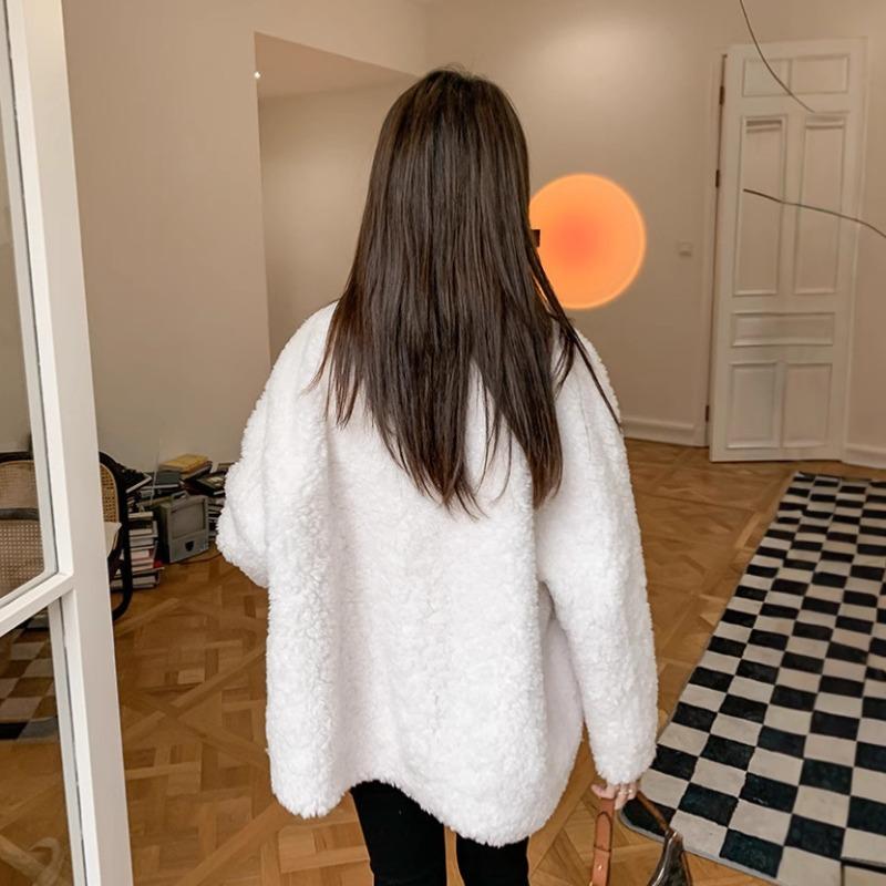 Podzimní a zimní oblečení oboustranná fleecová bunda dámský fleecový termosvetr dámský kardigan na zip poloviční rolák fleecové oblečení dámské