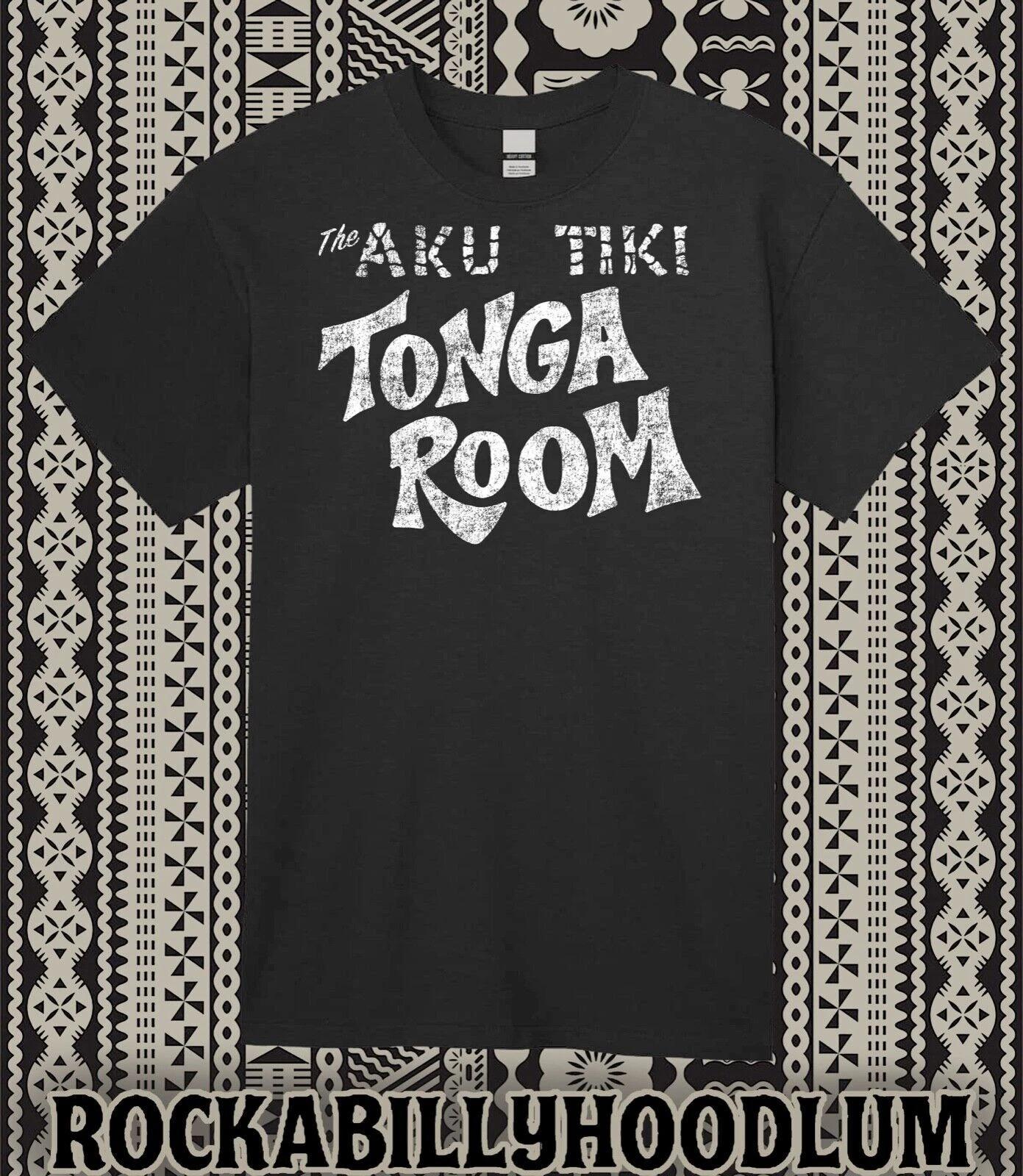 Retro Tee T Shirt Tiki Bar Mug Polynesian Restaurant The Aku Aku Tonga Room M