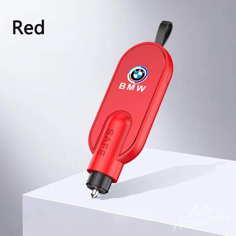 2 In 1 Car Window Breaker Safety Hammer Seat Belt Cut Function Emergency Escape Tool For BMW 50th Anniversary E46 E90 X3 Sticker Gzhx77