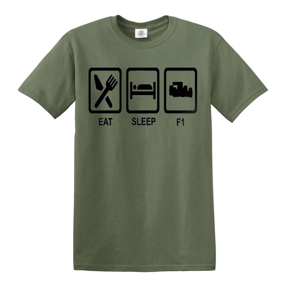 Eat sleep  formula one tshirt game mens ladies top tee