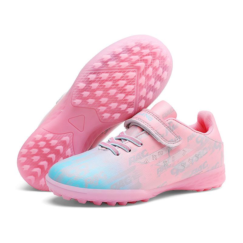 Mandarin duck children primary school children football shoes competition training sports shoes football Velcro free lace-up