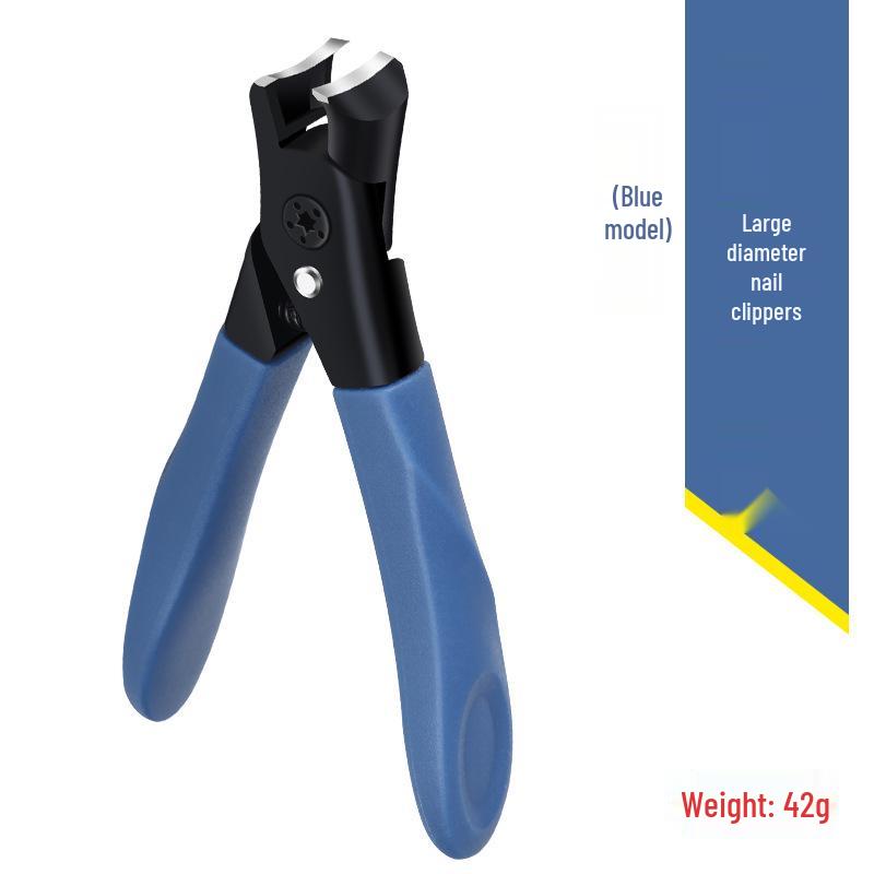 Cortador de Unhas Grande de Aço Inoxidável com Borda Inclinada Anti-Salpicos