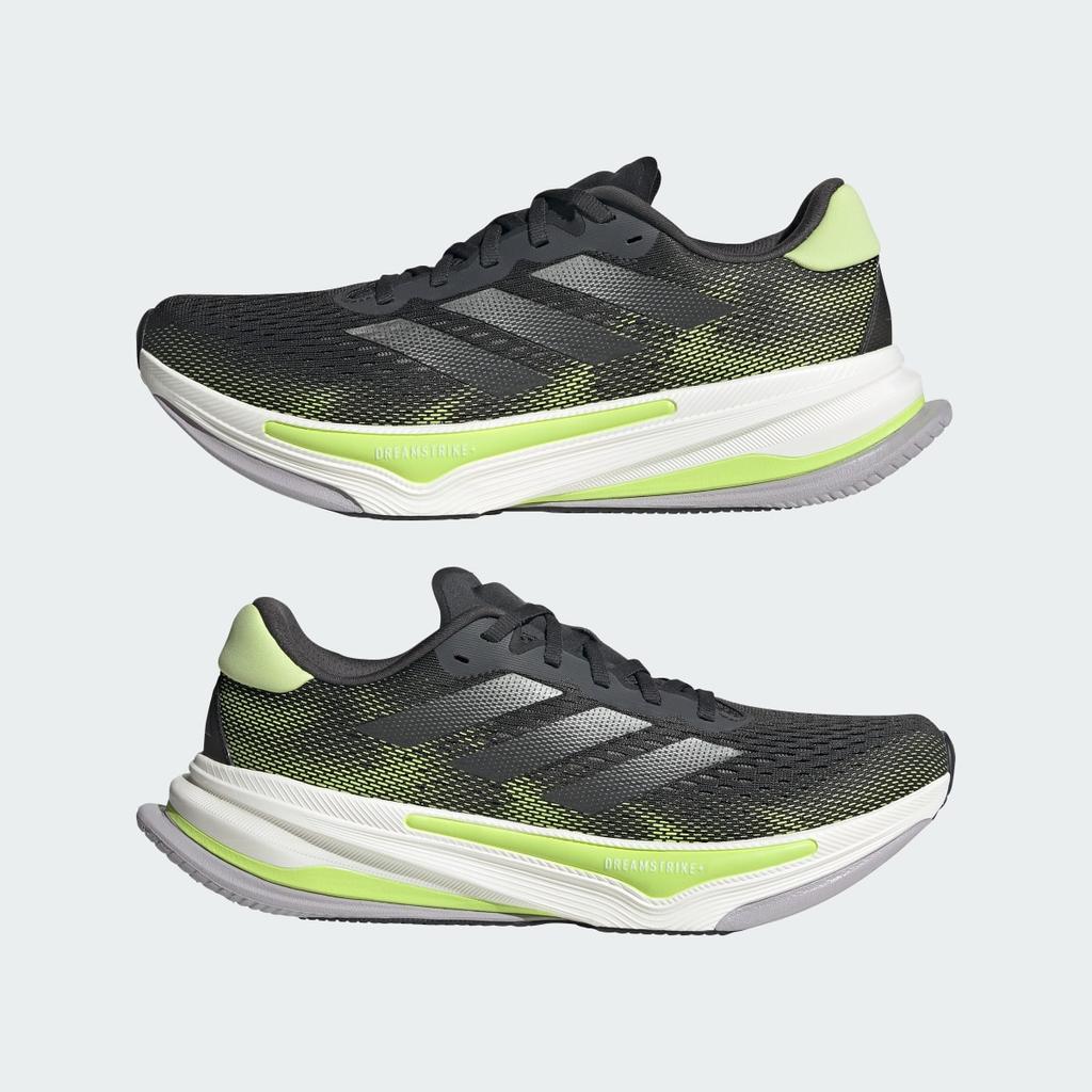 adidas Supernova Prima Running IH8634 Men's Performance Sports Shoes Carbon / Iron Metallic / Pulse Lime
