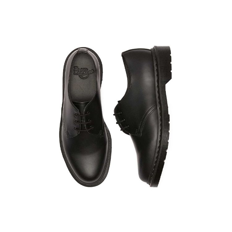 Dr. Martens 1461 Mono Smooth Leather Oxford Black Unisex Sneakers 14345001