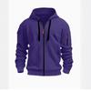 2024 Men's Multi-Pocket Embroidered Zip-Up Hoodie for Spring and Autumn