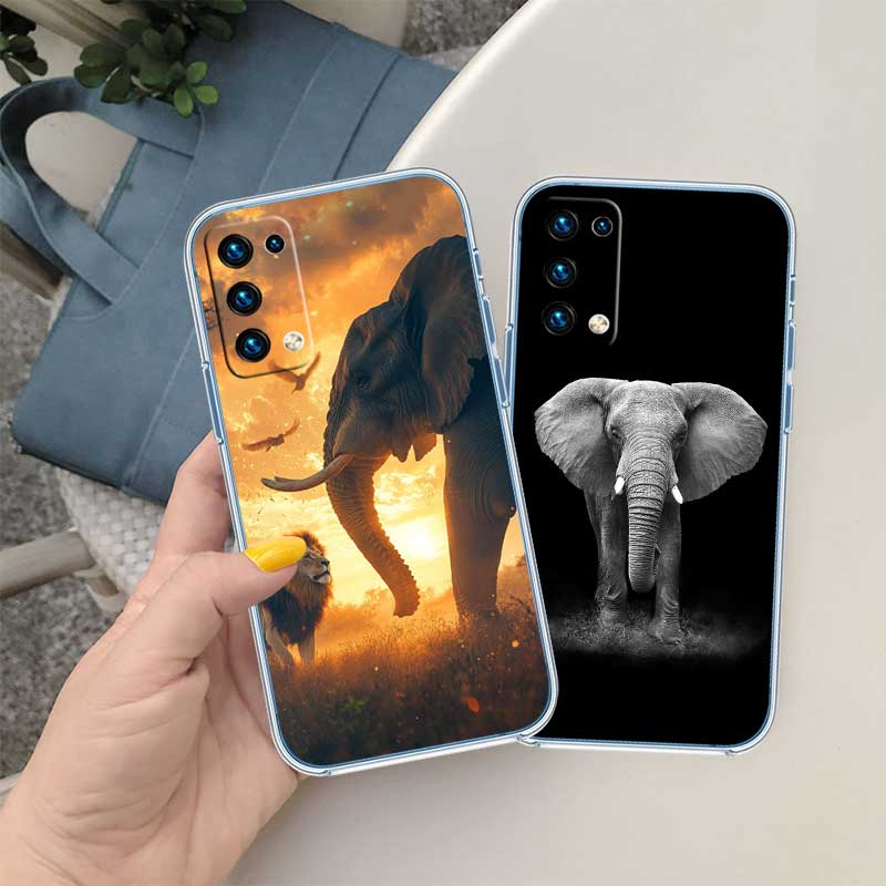RE5 Animal Elephant Phone Case for Motorola Moto G10 G20 G30 G31 G32 G34 G35 G41 G42 G50 G51 G52 G55 G60 G60S G62 G71 G72 G75