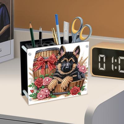 Akrylový držák na tužky na malování diamantů speciálního tvaru DIY sada držáku na tužky na malování diamantů Držák na tužky Diamond Art pro dospělé