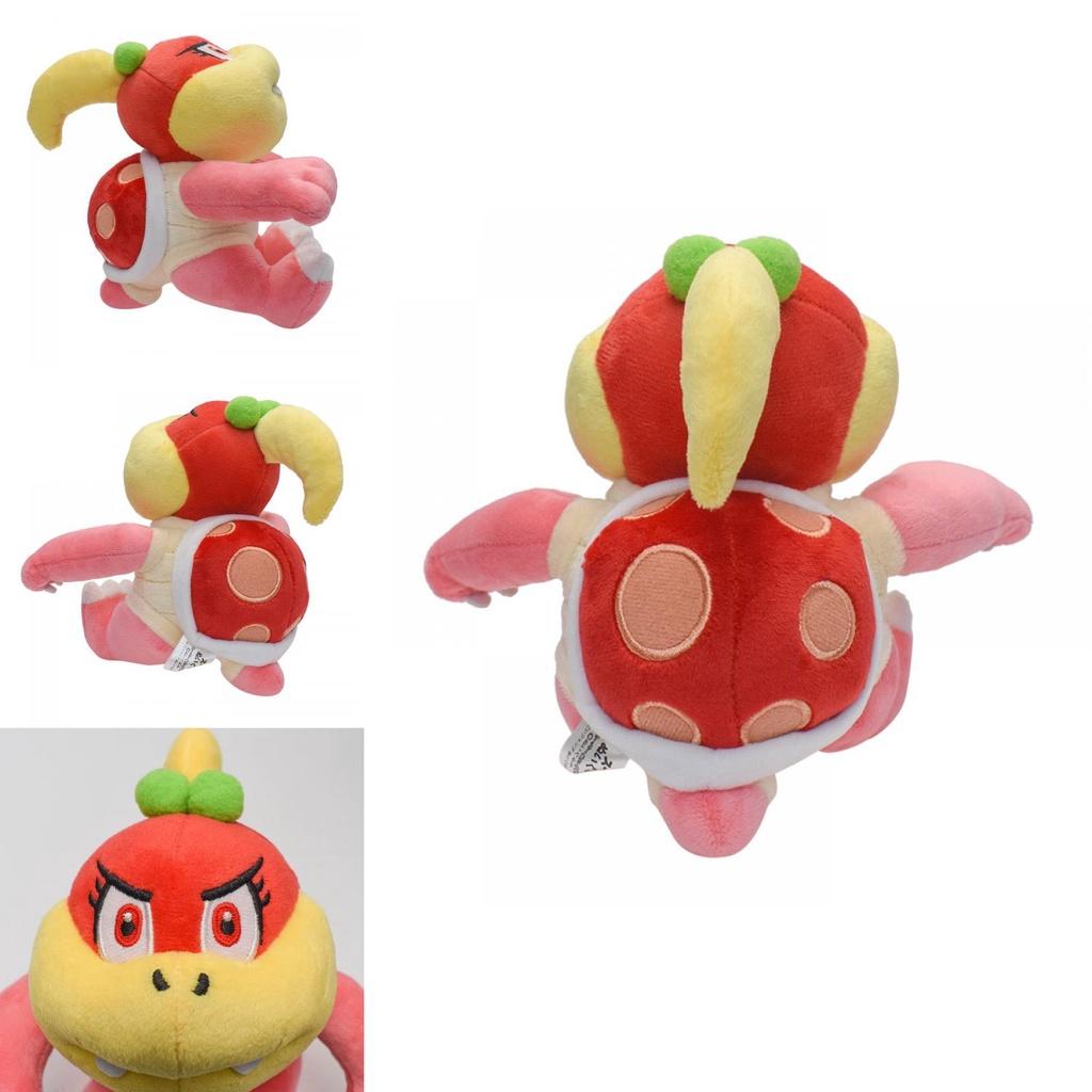 Super Mario Bros. Pom Pom Koopa Plush Toy Doll For Kids Perfect For Decoration And Collection