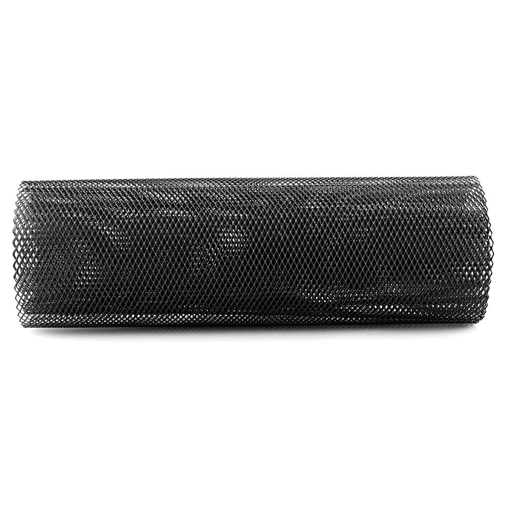 

3x6mm Aluminum Alloy Car Grille Mesh Sheet Grid Body Bumper Rhombic Grill Universal чёрный