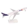 1 Set 20Cm Air Fedex Express Airlines 777 Metal Alloy Model Plane Kits To Build With Wheels Landing Gears Airplane Model