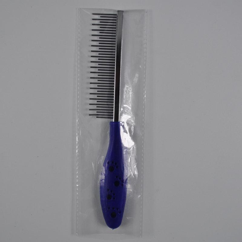 

Расческа для питомцев, Расческа для удаления шерсти из нержавеющей стали с резиновой ручкой, Расческа для ласки кошек и собак, Расческа для чистки и груминга питомцев, Расческа для собак High and low needle style